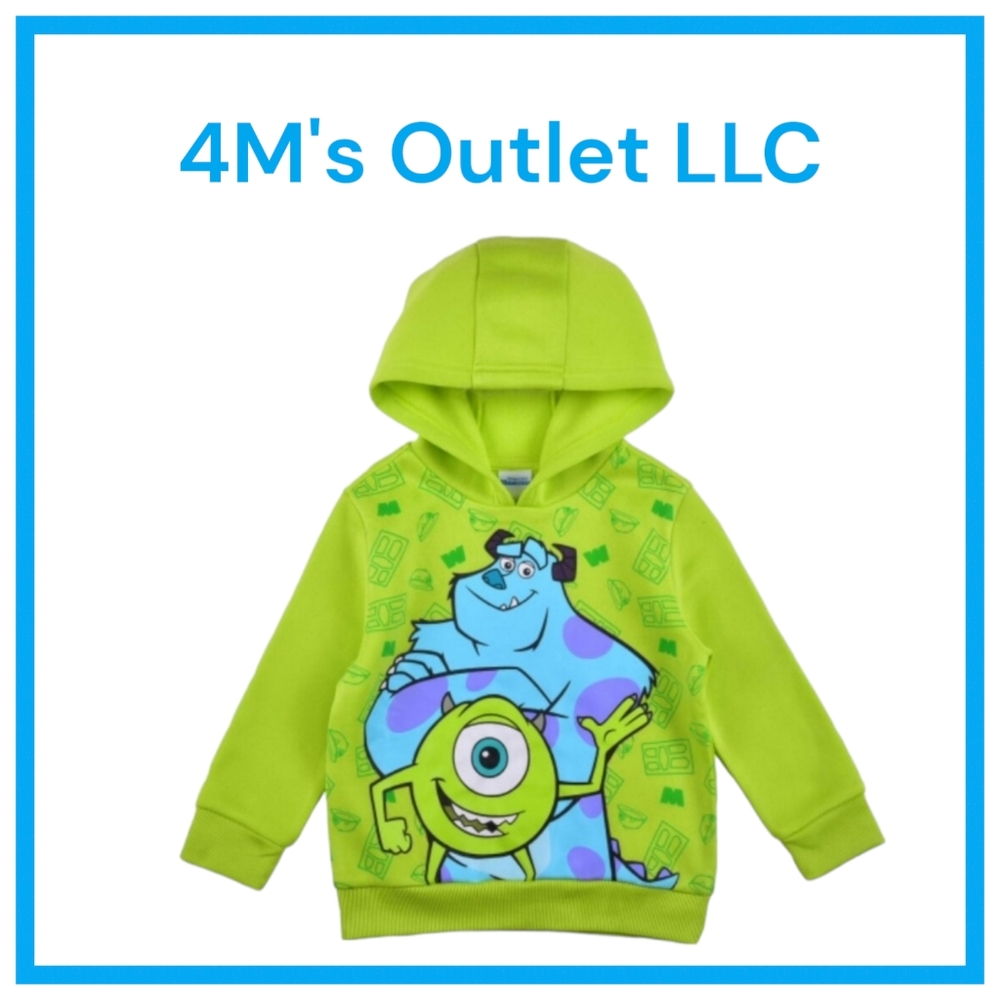 Disney Monsters Inc. Boys’ Pullover Hoodie